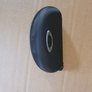 Oakley Black and Silver Sunglasses Case
